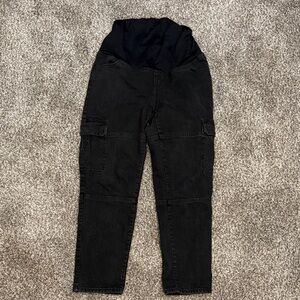 Isabel Maternity by Ingrid & Isabel Black Ankle Jeans